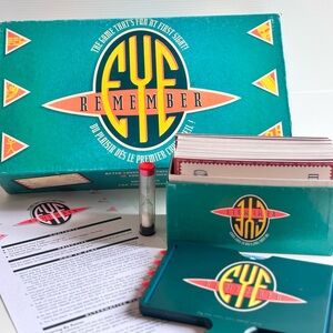 Vintage Eye Remember Board Game 1996 Complete Canada Games